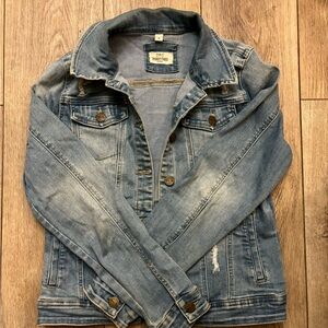 Time and Tru Light Blue Denim Jacket